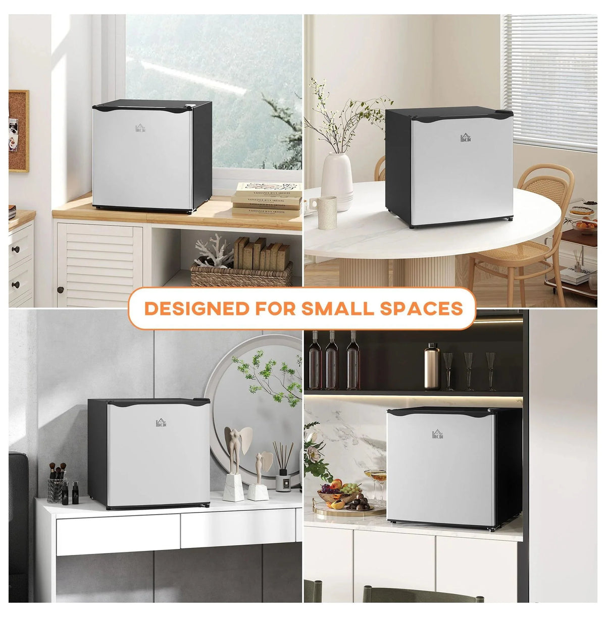 Mini Upright Freezer 1.1 Cu.Ft, Silver