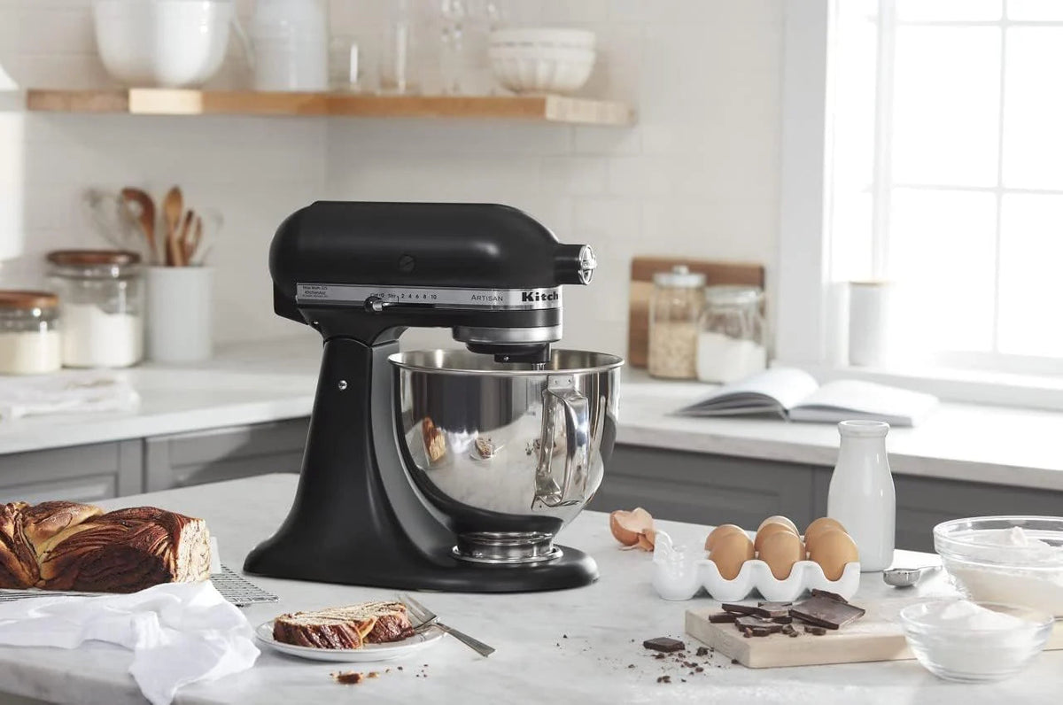 5-Quart Tilt-Head Stand Mixer With Stainless Steel Bowl, 10 Speeds