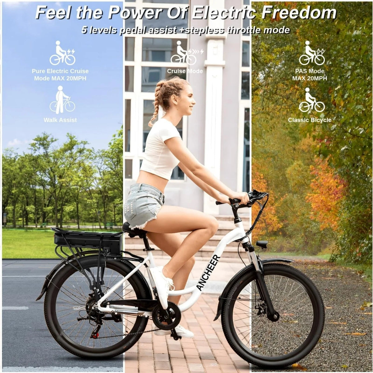 ANCHEER Swan - One-Size, White Or Black