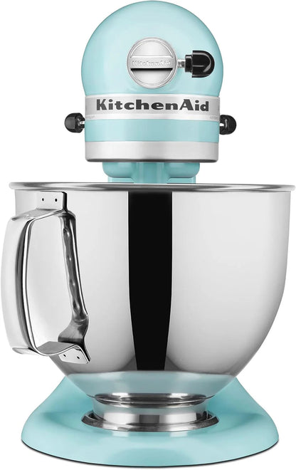 5-Quart Tilt-Head Stand Mixer With Stainless Steel Bowl, 10 Speeds