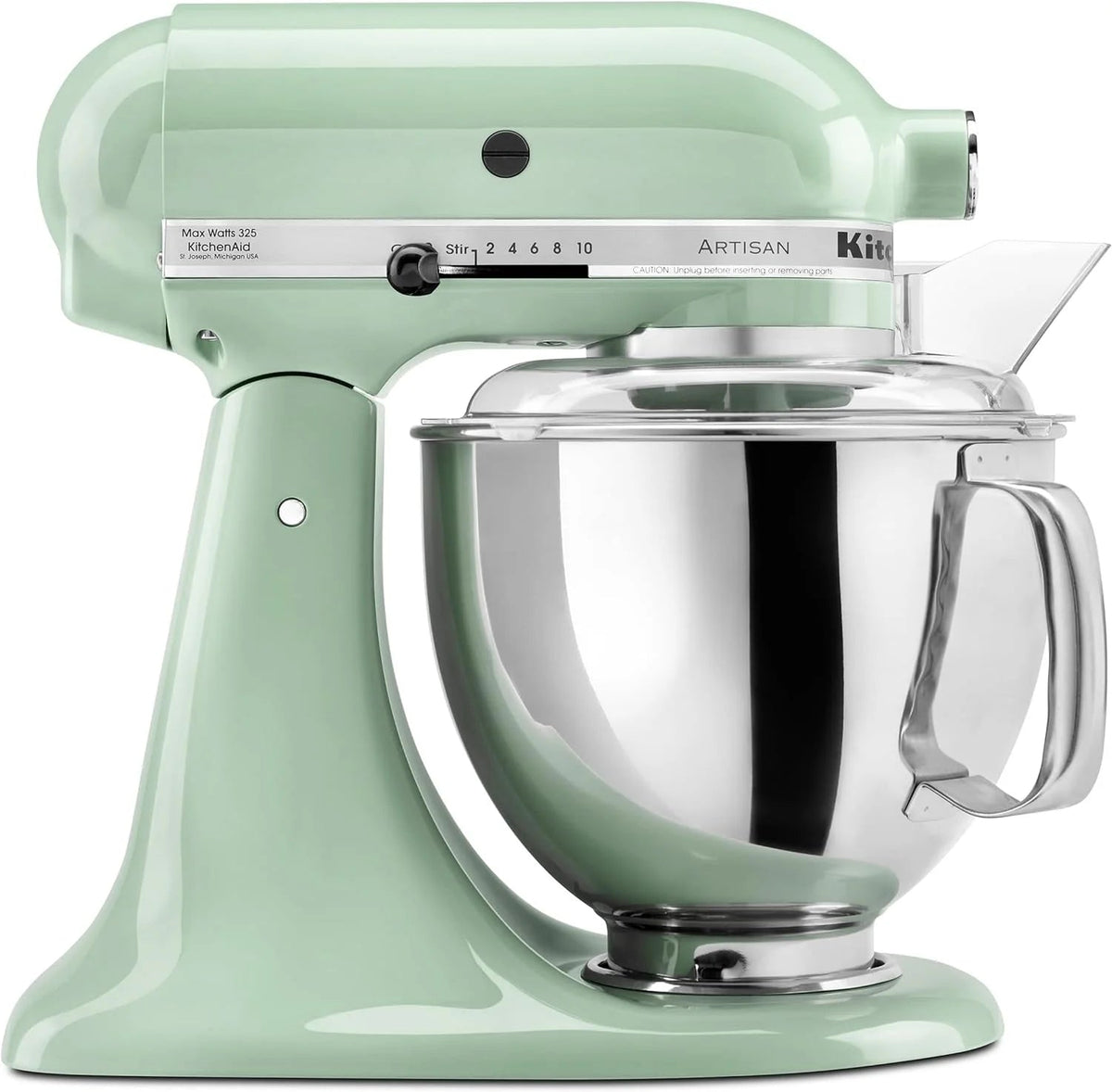 5-Quart Tilt-Head Stand Mixer With Stainless Steel Bowl, 10 Speeds