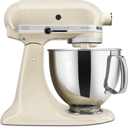 5-Quart Tilt-Head Stand Mixer With Stainless Steel Bowl, 10 Speeds