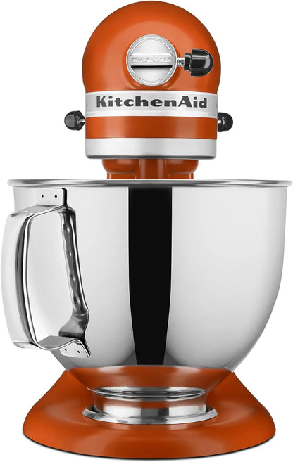 5-Quart Tilt-Head Stand Mixer With Stainless Steel Bowl, 10 Speeds