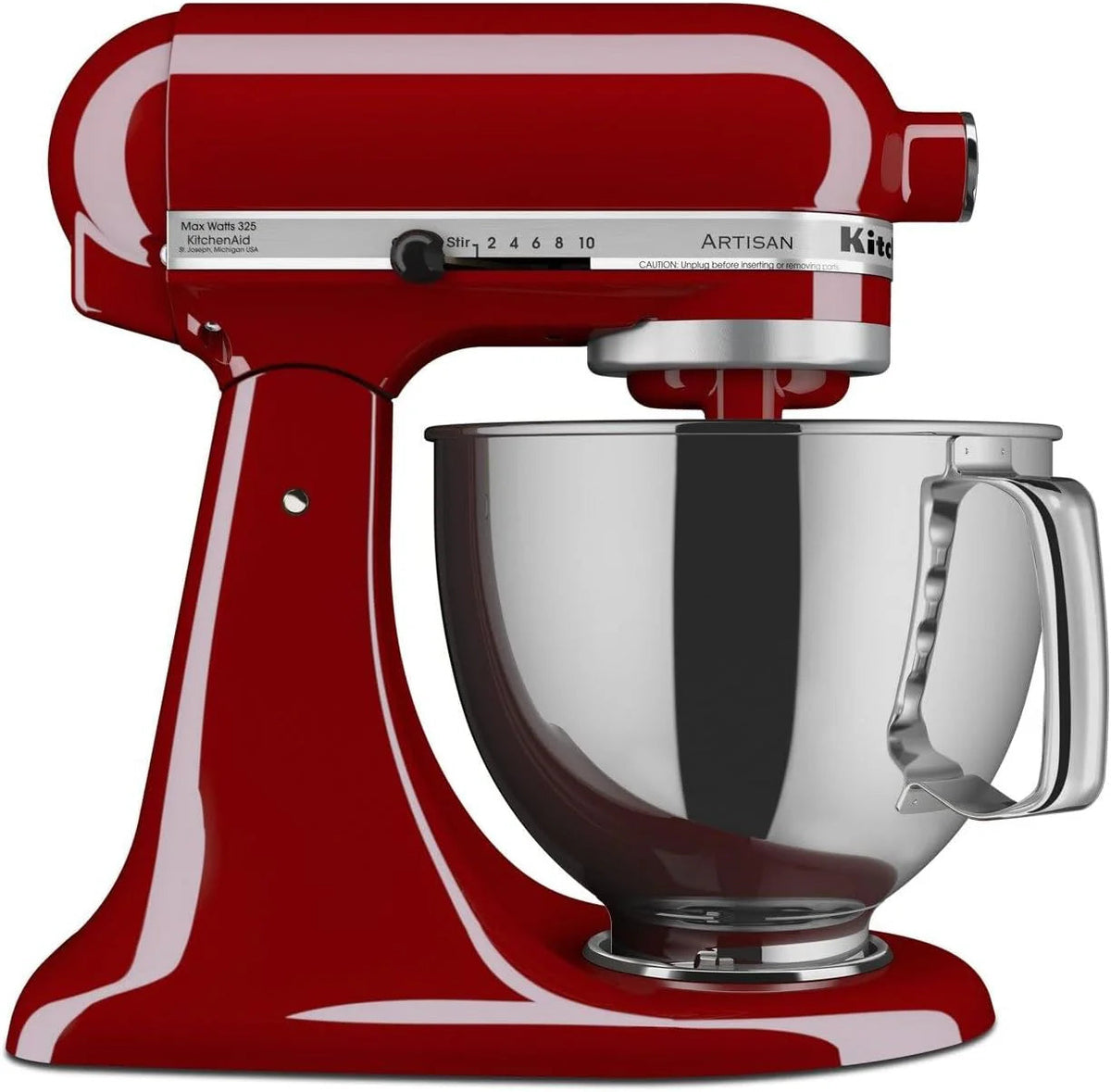 5-Quart Tilt-Head Stand Mixer With Stainless Steel Bowl, 10 Speeds