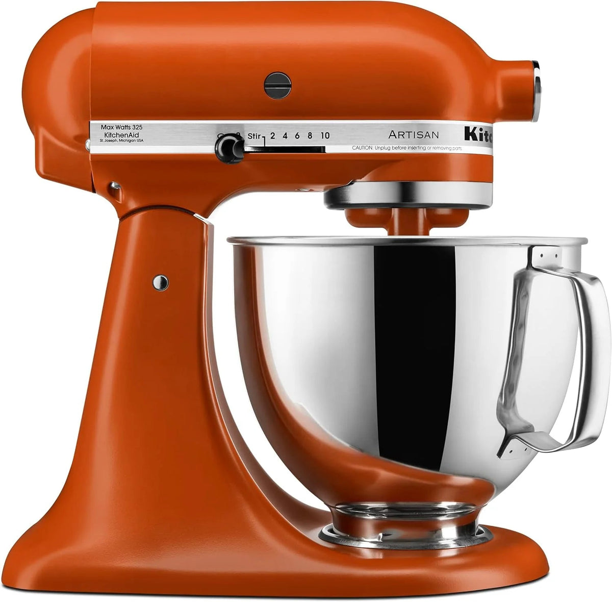5-Quart Tilt-Head Stand Mixer With Stainless Steel Bowl, 10 Speeds