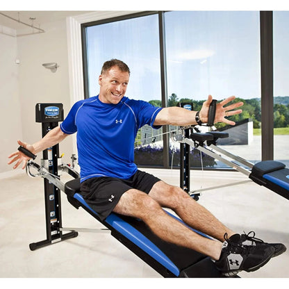 Total Gym XLS Fold Home Gym Workout Machine With Accessories
