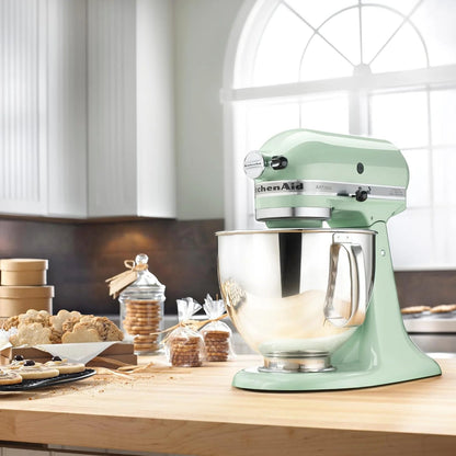 5-Quart Tilt-Head Stand Mixer With Stainless Steel Bowl, 10 Speeds