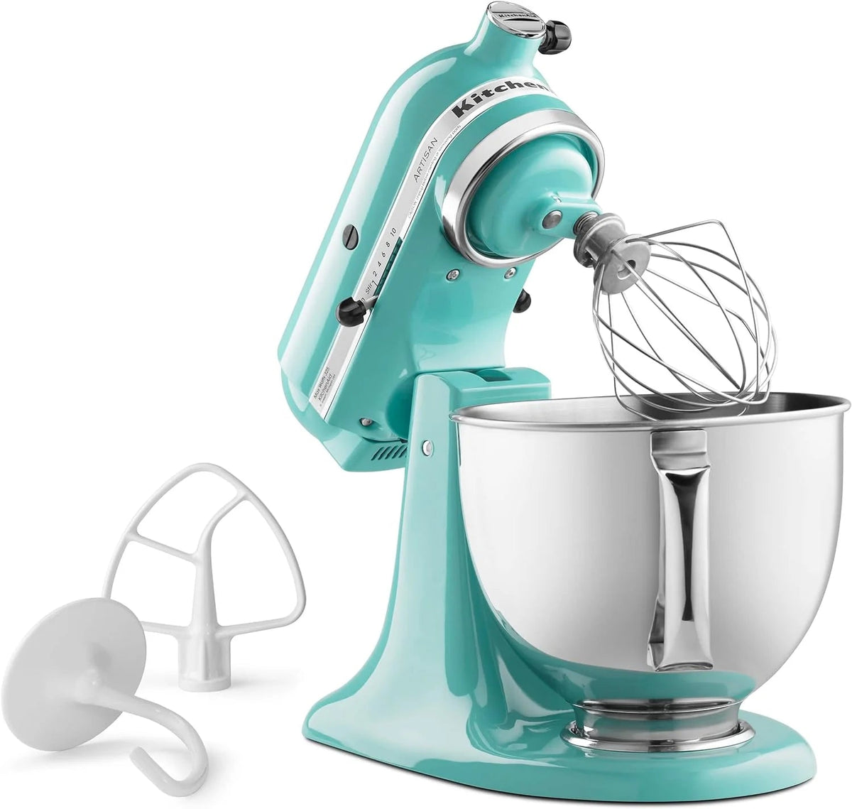 5-Quart Tilt-Head Stand Mixer With Stainless Steel Bowl, 10 Speeds