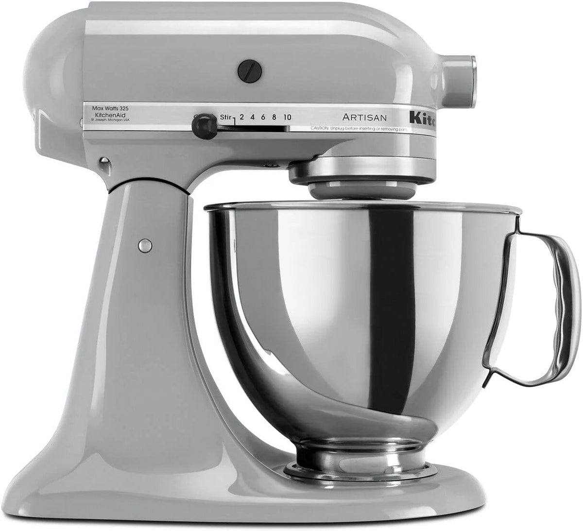 5-Quart Tilt-Head Stand Mixer With Stainless Steel Bowl, 10 Speeds