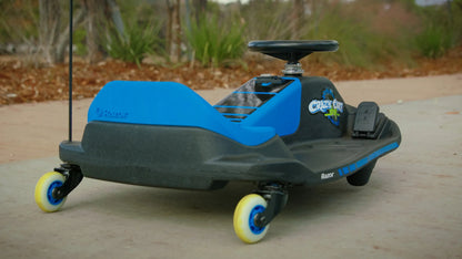 Razor Crazy Cart Shift 12V Electric Drifting Go Kart For Kids - High/Low Speed Switch