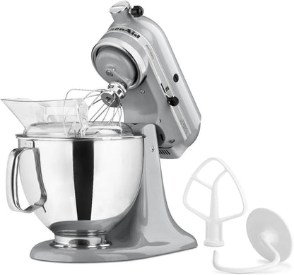 5-Quart Tilt-Head Stand Mixer With Stainless Steel Bowl, 10 Speeds
