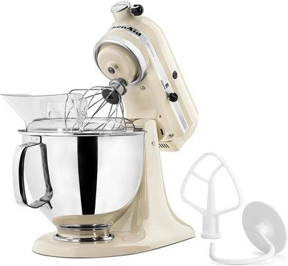 5-Quart Tilt-Head Stand Mixer With Stainless Steel Bowl, 10 Speeds