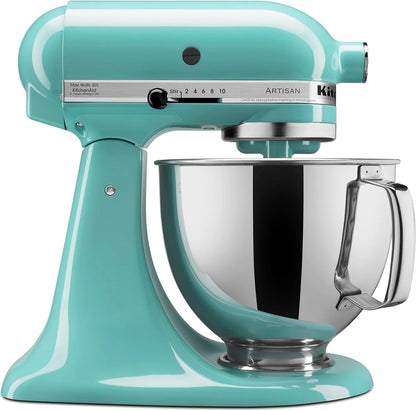 5-Quart Tilt-Head Stand Mixer With Stainless Steel Bowl, 10 Speeds