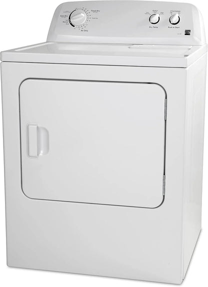 Kenmore Front Load Electric Dryer With Wrinkle Guard, 29in, 7.0 Cu. Ft., White - 62332