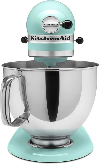 5-Quart Tilt-Head Stand Mixer With Stainless Steel Bowl, 10 Speeds