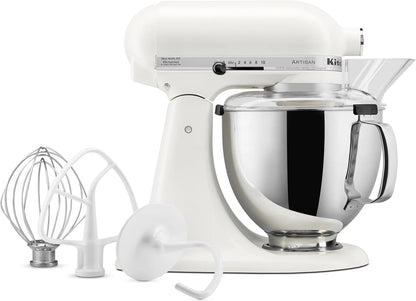 5-Quart Tilt-Head Stand Mixer With Stainless Steel Bowl, 10 Speeds