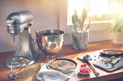 5-Quart Tilt-Head Stand Mixer With Stainless Steel Bowl, 10 Speeds