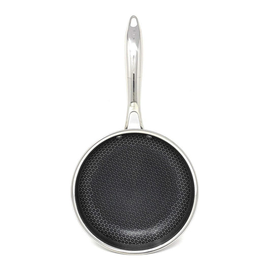HexClad Hybrid Fry Pan 8 Inch - Commercial Cookware