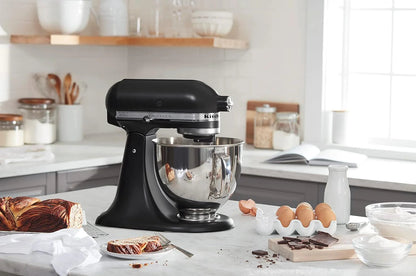 5-Quart Tilt-Head Stand Mixer With Stainless Steel Bowl, 10 Speeds