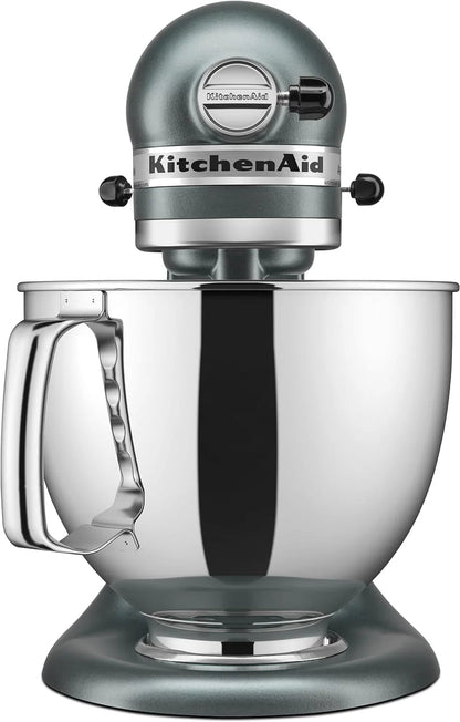 5-Quart Tilt-Head Stand Mixer With Stainless Steel Bowl, 10 Speeds