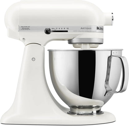 5-Quart Tilt-Head Stand Mixer With Stainless Steel Bowl, 10 Speeds