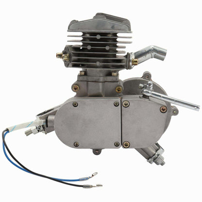 Zimtown 80cc 2 Stroke Engine Bike Motor Kit For 26in Bicycles - Silver White