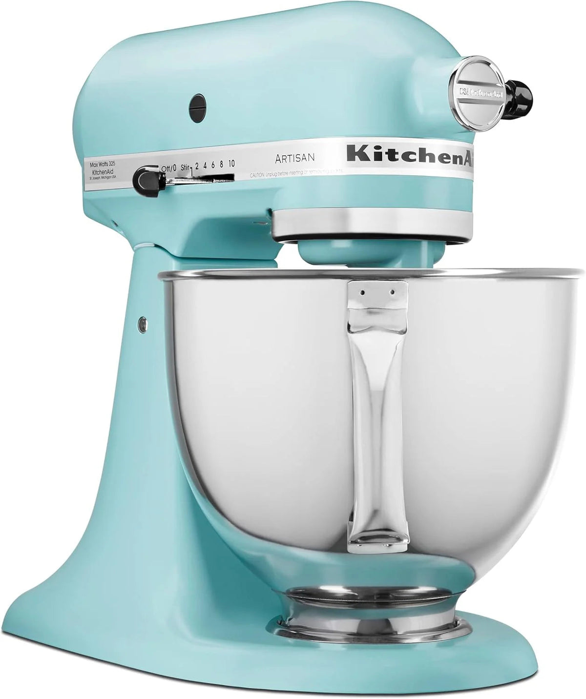 5-Quart Tilt-Head Stand Mixer With Stainless Steel Bowl, 10 Speeds
