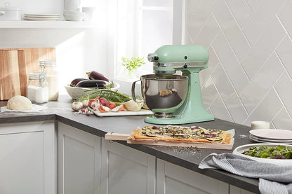 5-Quart Tilt-Head Stand Mixer With Stainless Steel Bowl, 10 Speeds