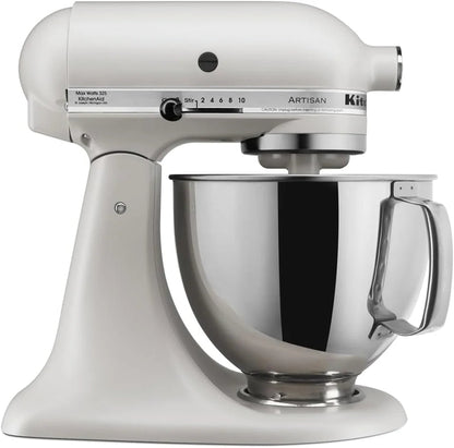 5-Quart Tilt-Head Stand Mixer With Stainless Steel Bowl, 10 Speeds