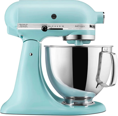 5-Quart Tilt-Head Stand Mixer With Stainless Steel Bowl, 10 Speeds