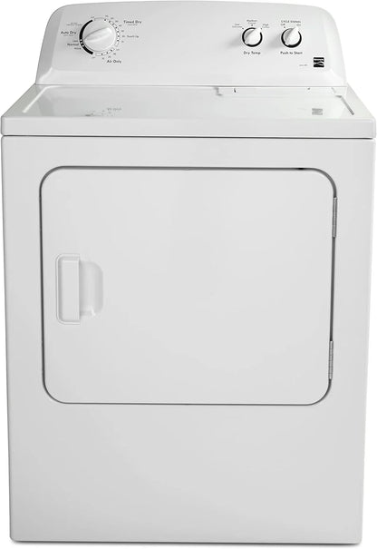 Kenmore Front Load Electric Dryer With Wrinkle Guard, 29in, 7.0 Cu. Ft., White - 62332