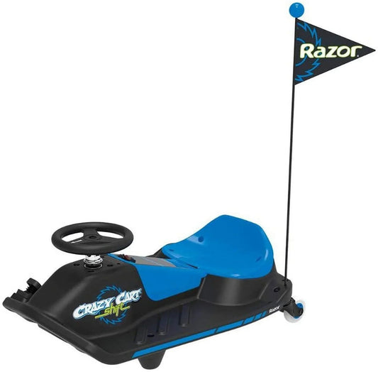 Razor Crazy Cart Shift 12V Electric Drifting Go Kart For Kids - High/Low Speed Switch