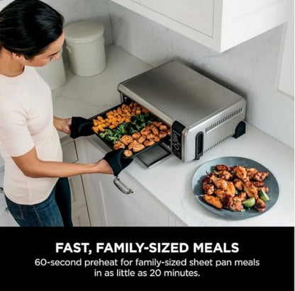 Ninja Foodi 9-in-1 Digital Air Fry Oven, Convection Oven, Toaster, Stainless Steel - 102A