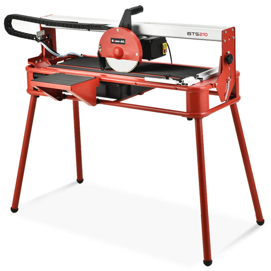 BAUMR-AG 800W Wet Tile Saw With 200mm (8 inch) Diamond Blade And 720mm Cutting Length - BTS210