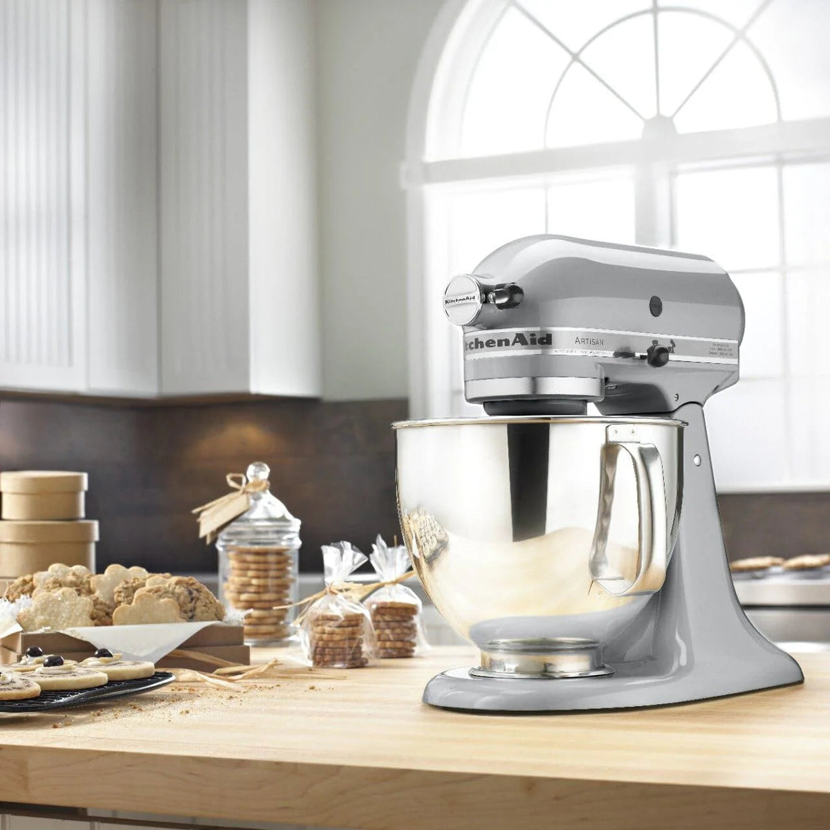 5-Quart Tilt-Head Stand Mixer With Stainless Steel Bowl, 10 Speeds