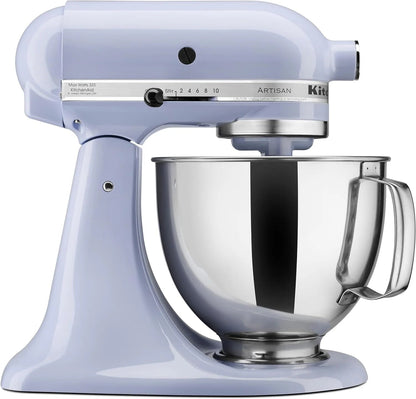 5-Quart Tilt-Head Stand Mixer With Stainless Steel Bowl, 10 Speeds